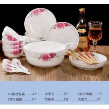 latest porcelain dinner set with popular design